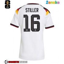 Ženske Nogometnih dresov Nemčija Angelo Stiller #16 Domači SP 2026 Kratki rokavi